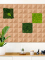 Muratto® Organic Square Moss Cork Luxury Wall Tiles