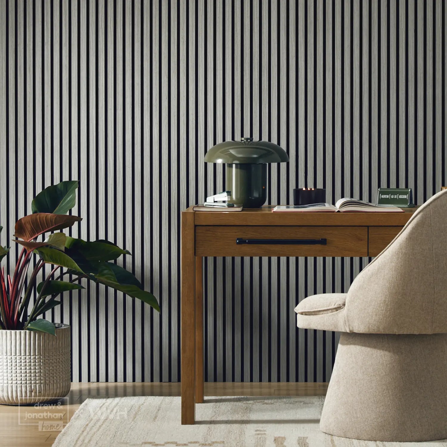 Acupanel® Drew & Jonathan Home™ Grey Oak Acoustic Wood Slat Panels