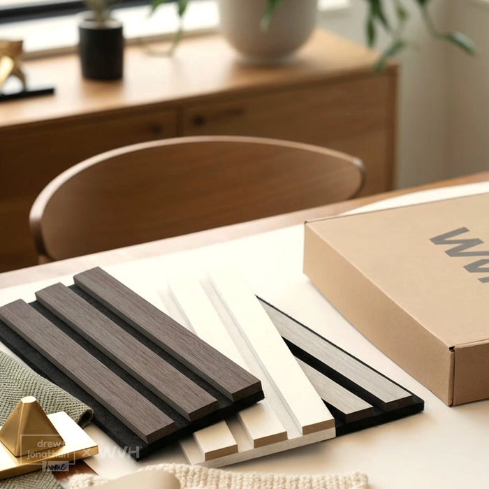 Acupanel® x Drew & Jonathan Home™ Acoustic Slat Wall Panel Sample Box