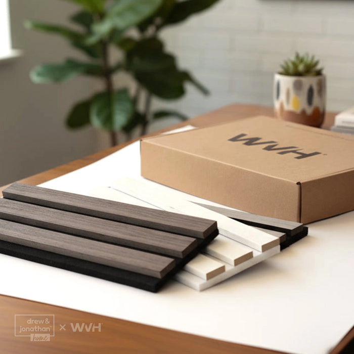 Acupanel® x Drew & Jonathan Home™ Acoustic Slat Wall Panel Sample Box