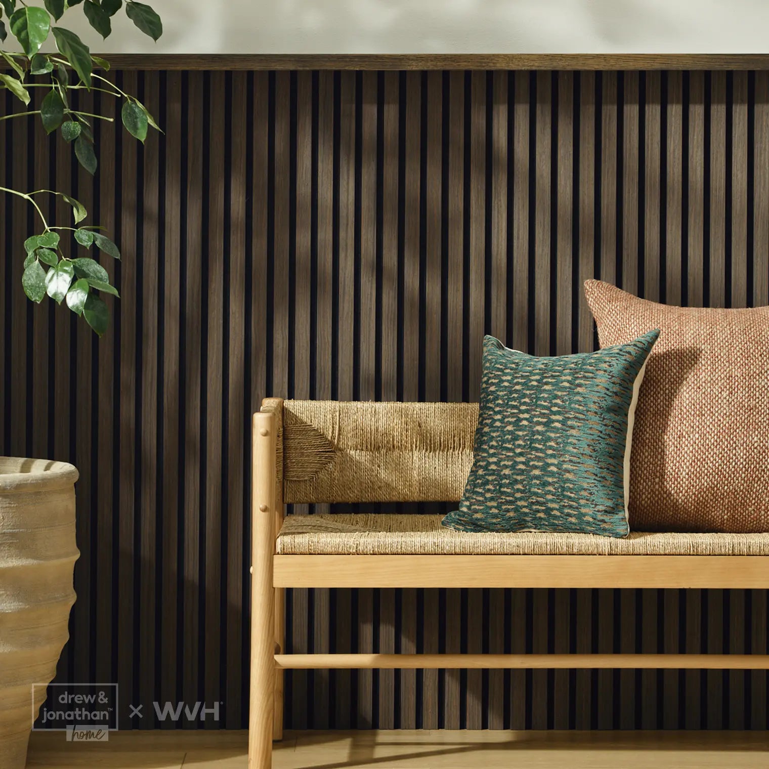 Acupanel® Drew & Jonathan Home™ Smoked Oak Acoustic Wood Wall Panels