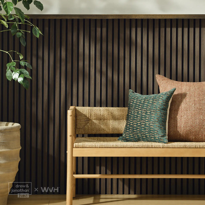 Acupanel® Smoked Oak Acoustic Wood Wall Panels