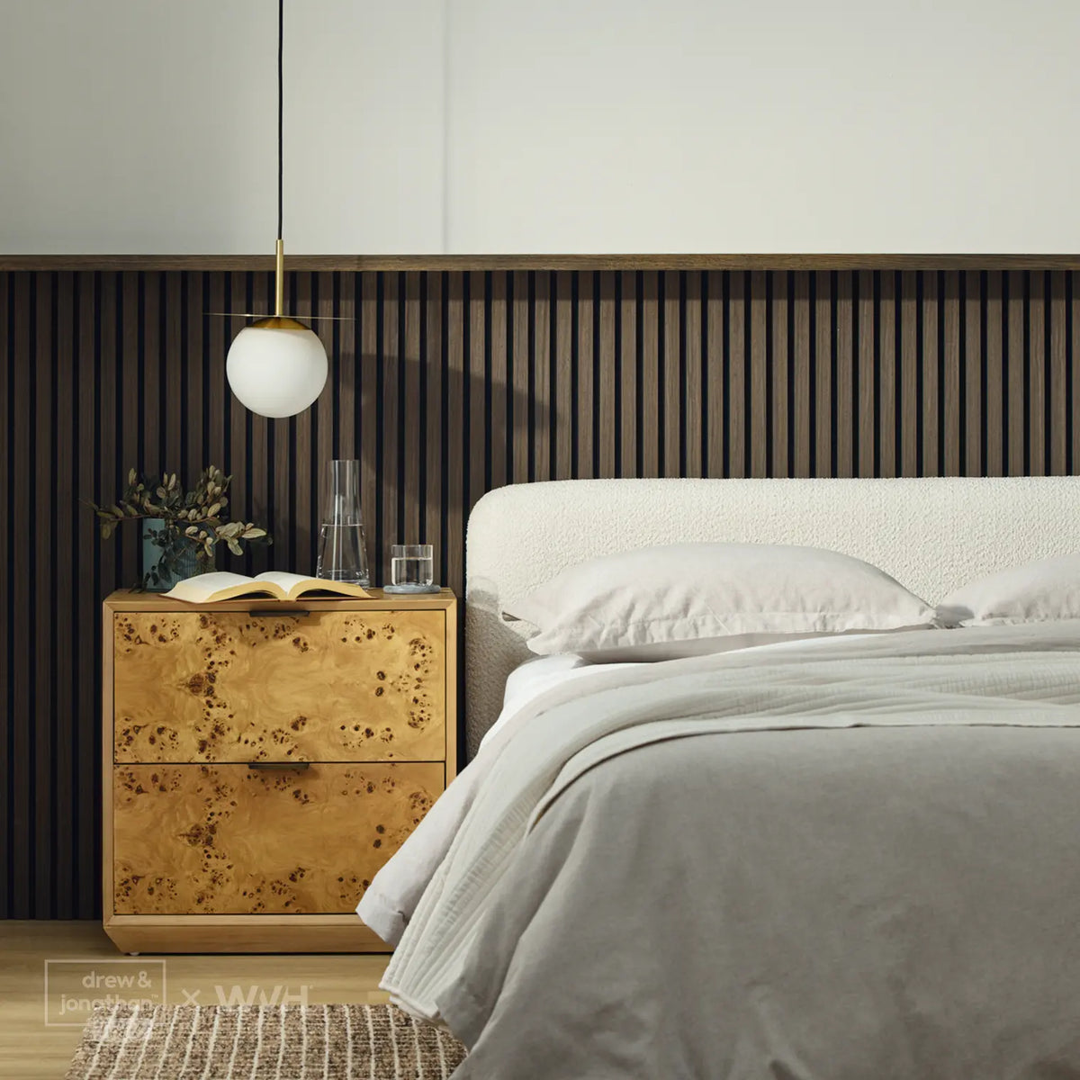 Acupanel® Drew & Jonathan Home™ Smoked Oak Acoustic Wood Wall Panels