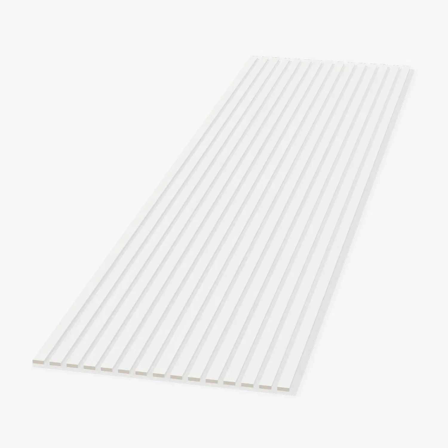 Acupanel® Drew & Jonathan Home™ White Wood Slat Acoustic Wall Panel
