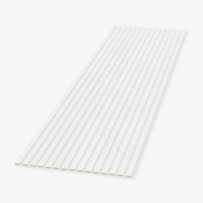 Acupanel® White Wood Slat Acoustic Wall Panel