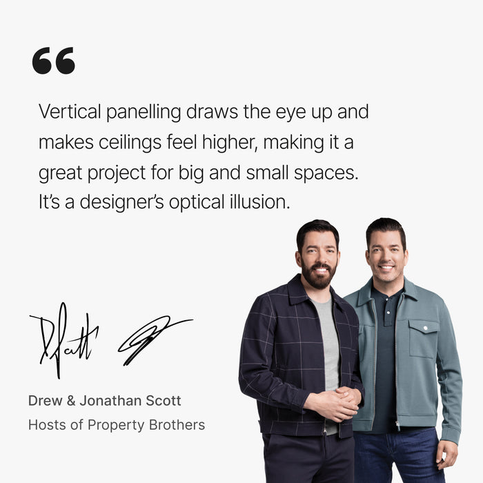 Acupanel® White Wood Slat Acoustic Wall Panel