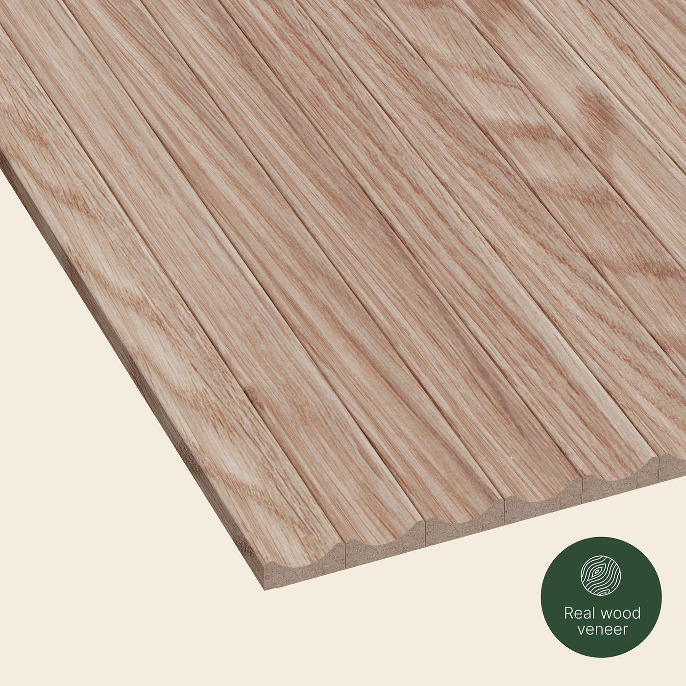 Flutto® Valley Oak Flexible Tambour Wood Panels