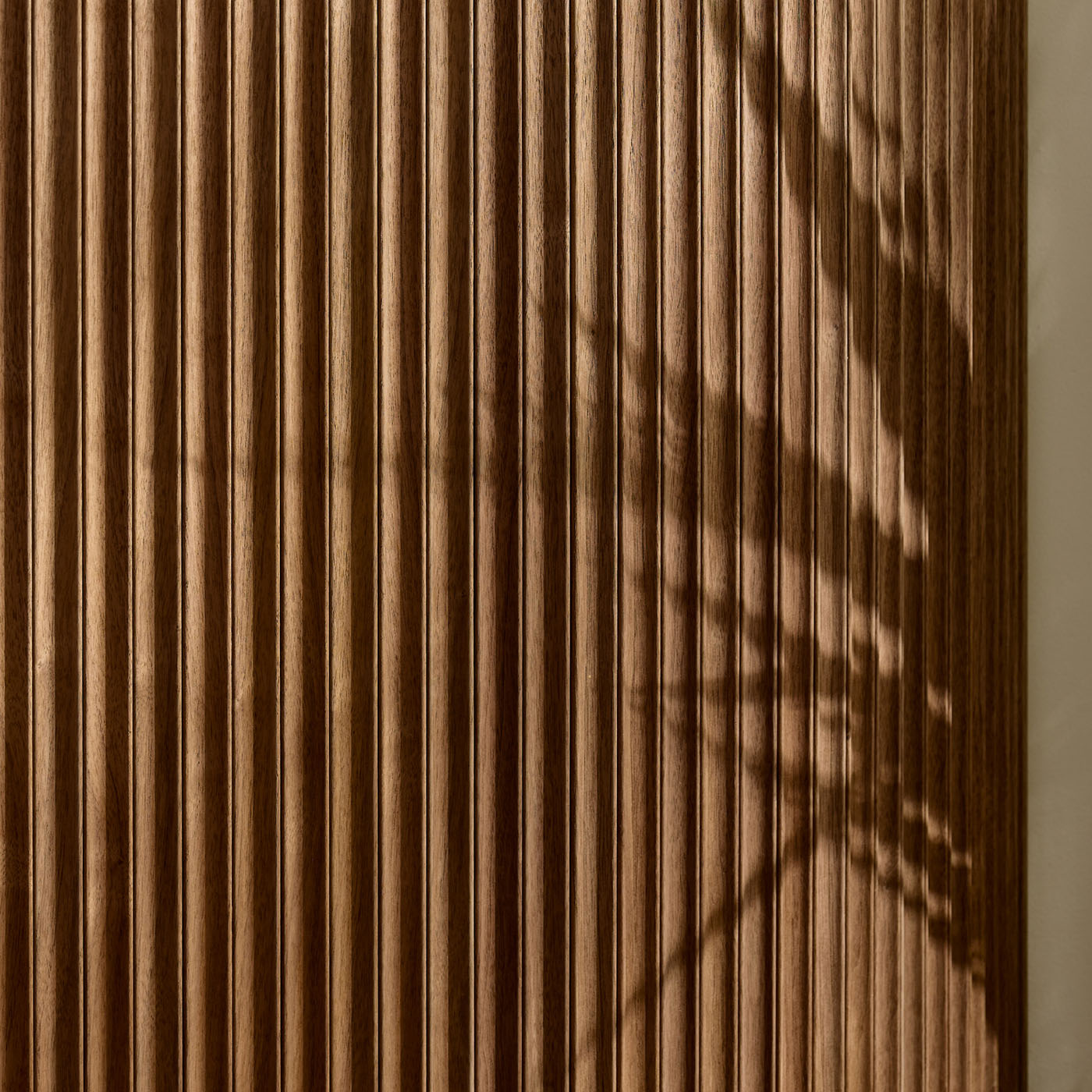 Flutto® Valley Walnut Flexible Tambour Wood Panels