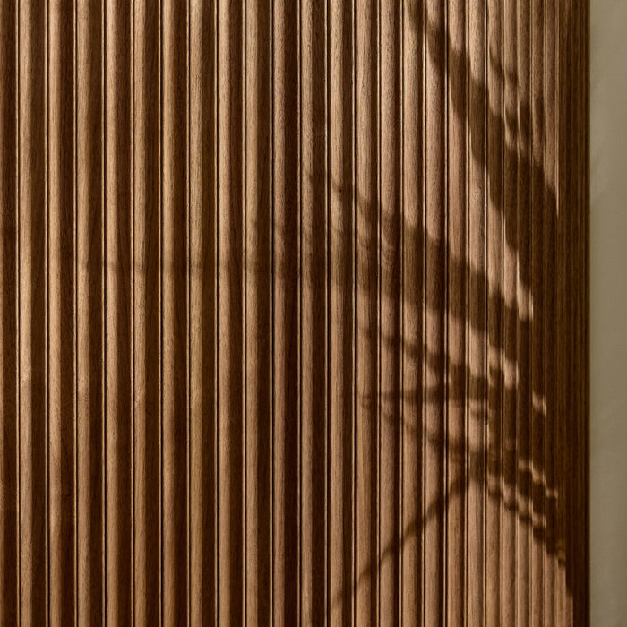 Flutto® Valley Walnut Flexible Tambour Wood Panels