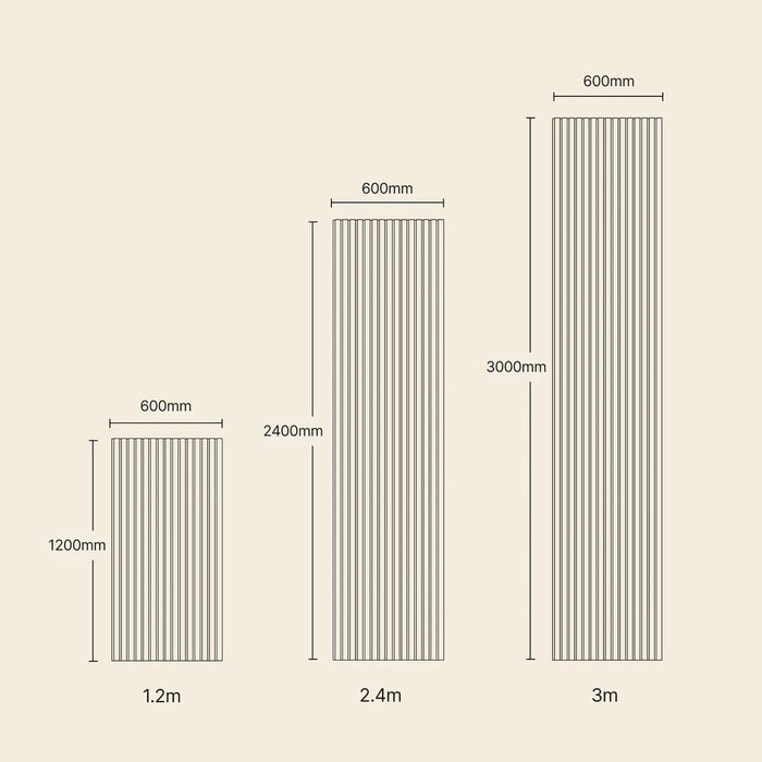 Acupanel® Grainmatch Oak Printed Acoustic Slat Wall Panel