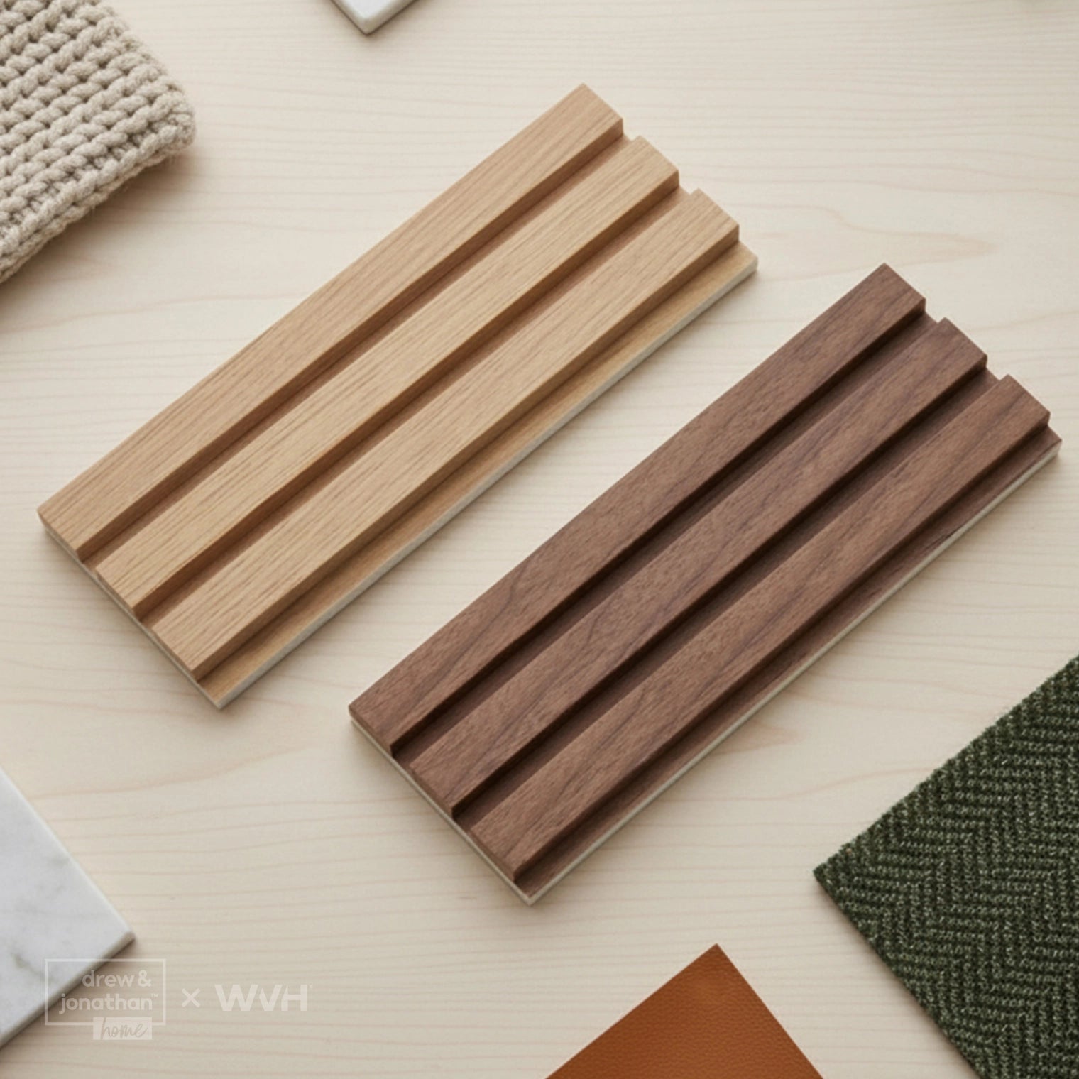 Acupanel® Drew & Jonathan Home™ Grainmatch Acoustic Slat Wall Panel Sample Box