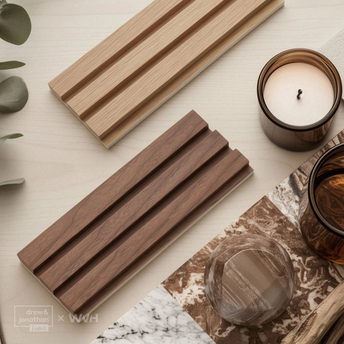 Acupanel® Drew & Jonathan Home™ Grainmatch Acoustic Slat Wall Panel Sample Box