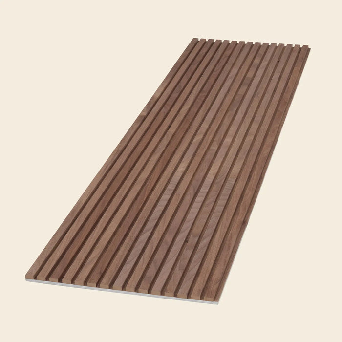 Acupanel® Grainmatch Walnut Printed Acoustic Slat Wall Panel