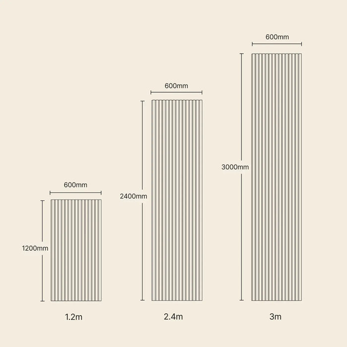 Acupanel® Grainmatch Walnut Printed Acoustic Slat Wall Panel
