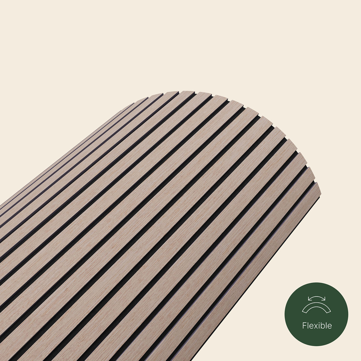 Acupanel® Ultraflex Engineered Oak Flexible Lightweight Wood Wall Panels