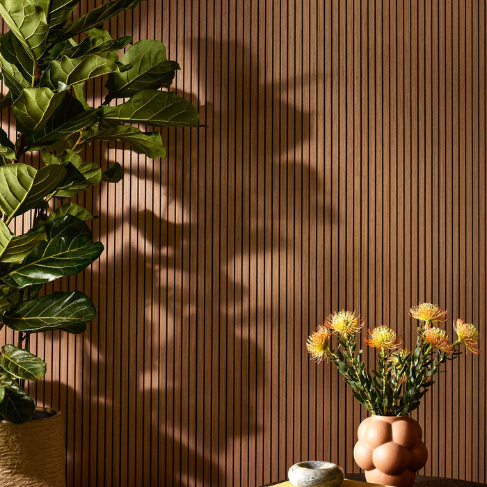 Acupanel® Ultraflex Engineered Walnut Flexible Lightweight Wood Wall Panels