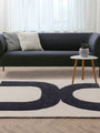 Abstract Black Balance Luxury Rug | WVH®