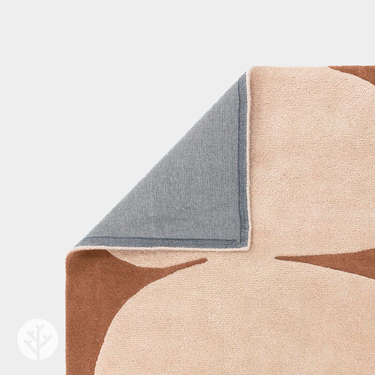 Abstract Rust Collage Luxury Rug | WVH®