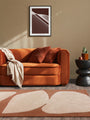 Abstract Rust Collage Luxury Rug | WVH®