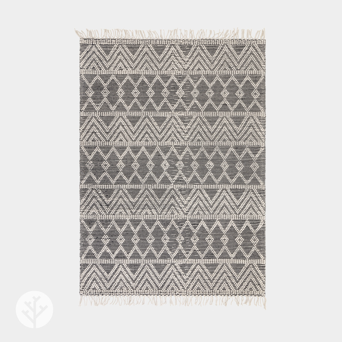 Aztec Black Luxury Rug | WVH®