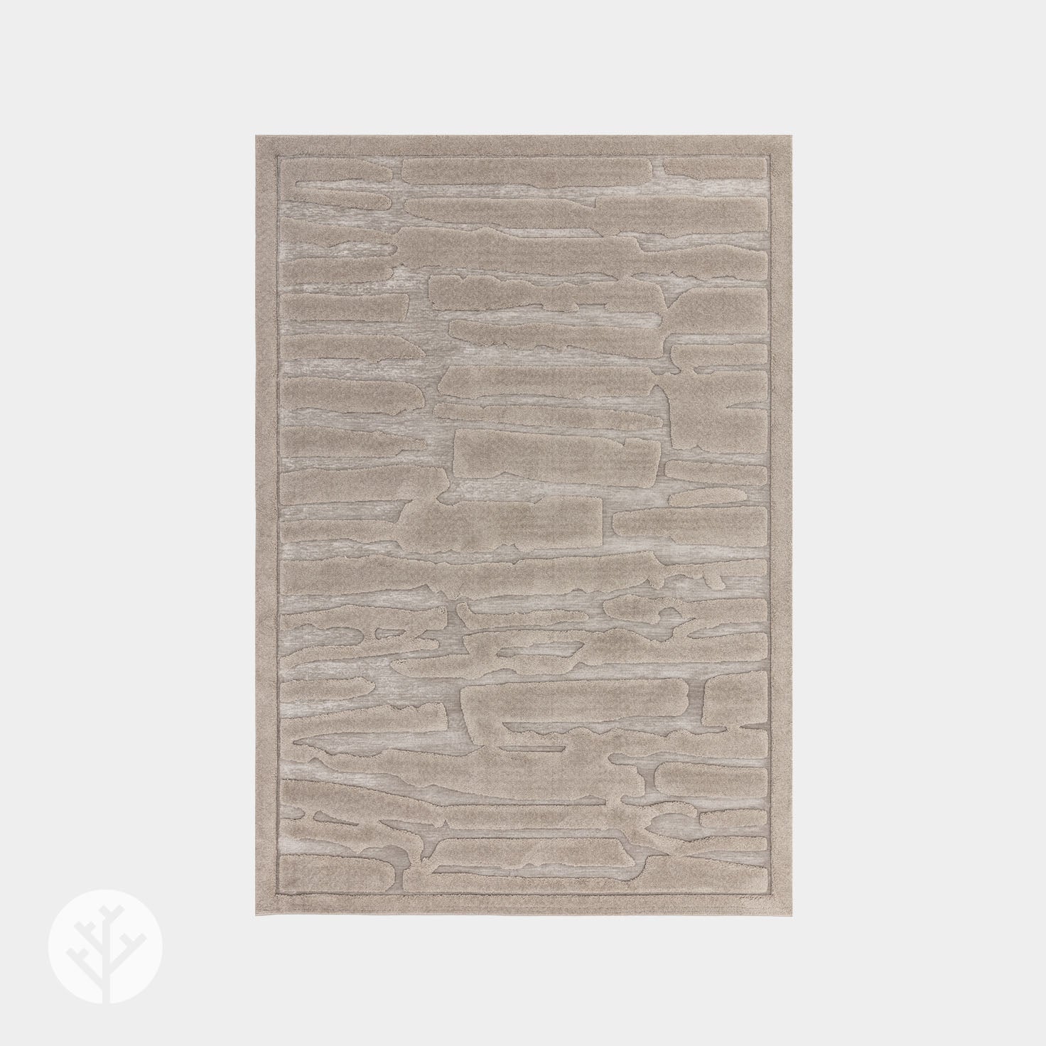 Carved Natural Path Luxury Rug | WVH®