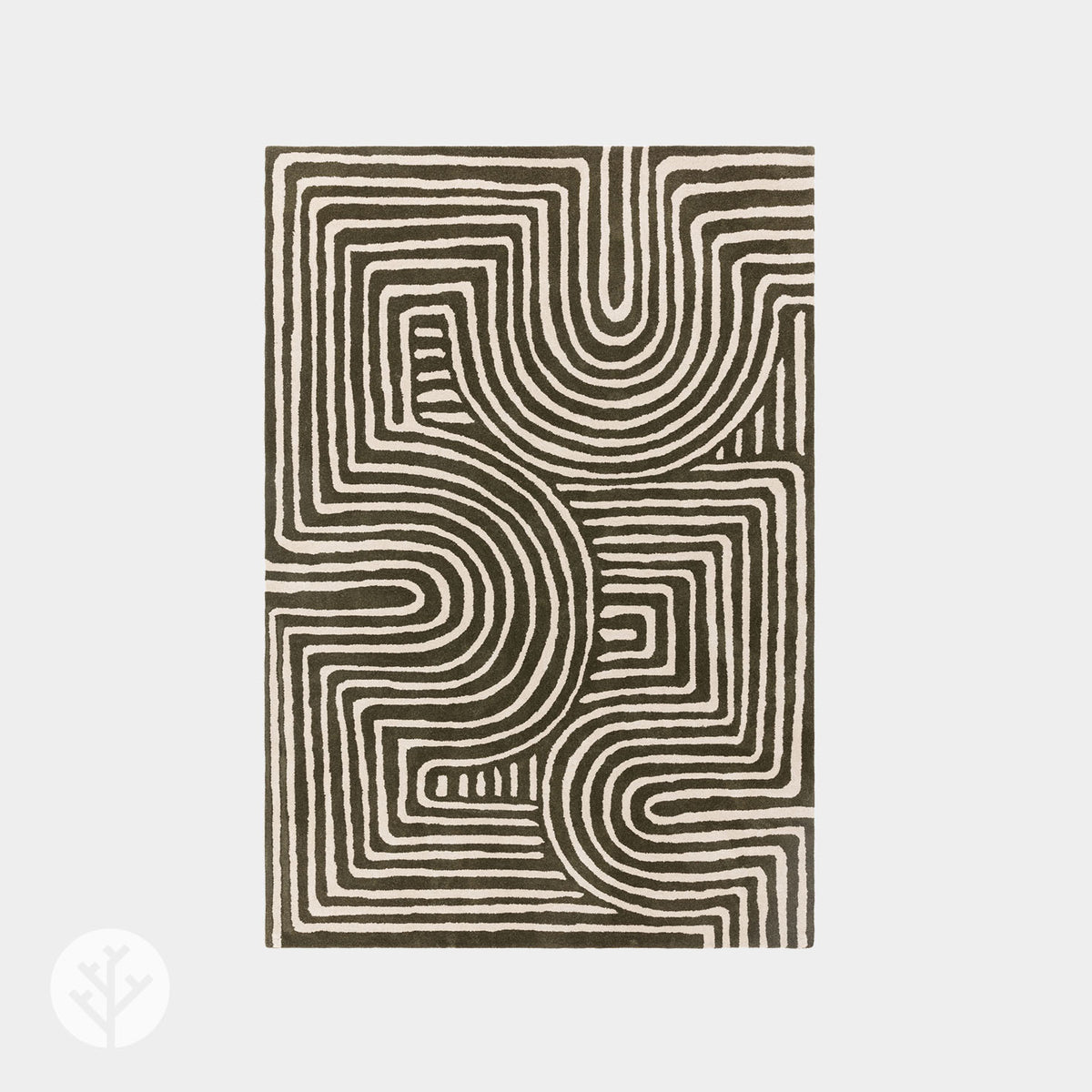 Cubi Forest Curve Luxury Rug | WVH®