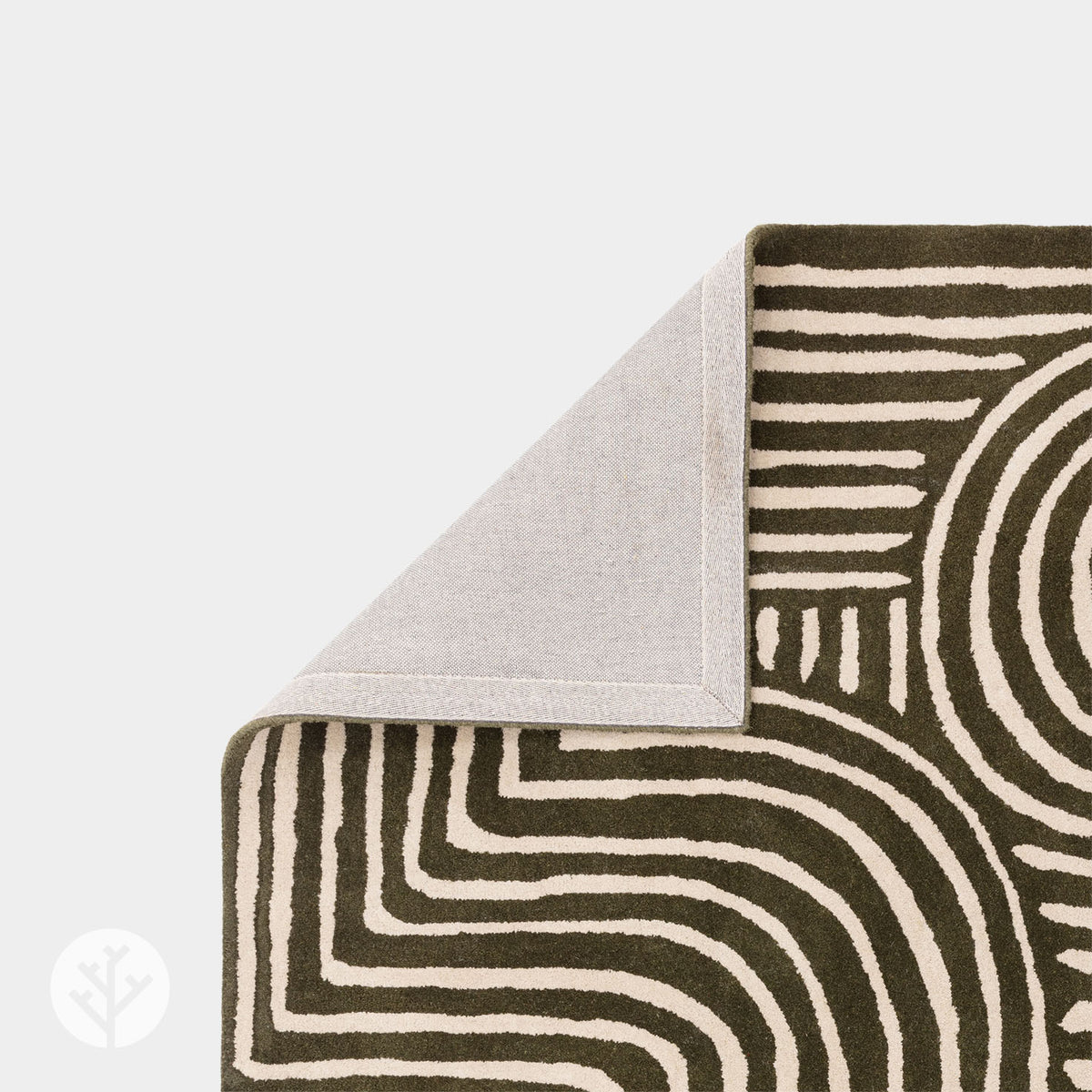 Cubi Forest Curve Luxury Rug | WVH®