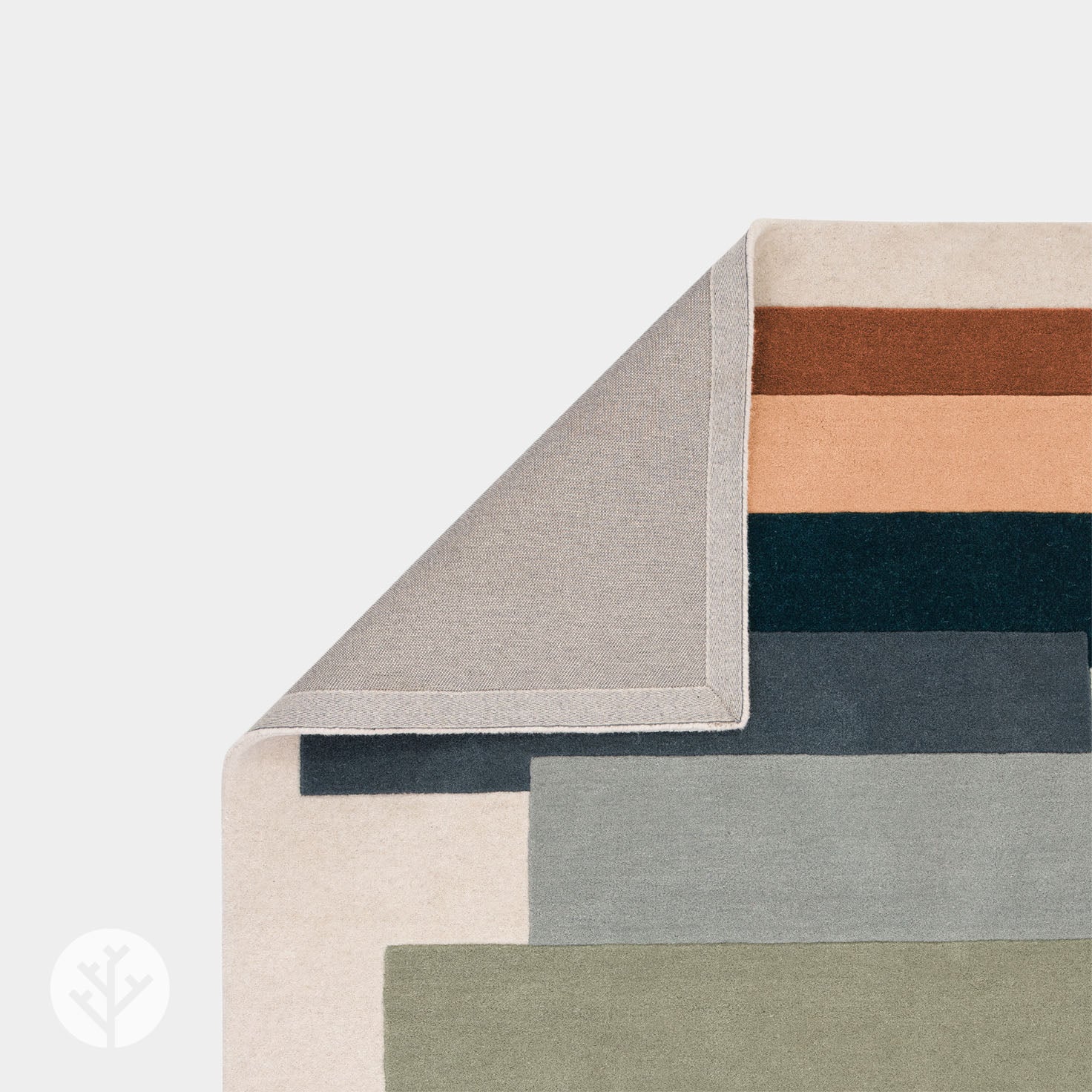 Cubi Green Stacks Luxury Rug | WVH®
