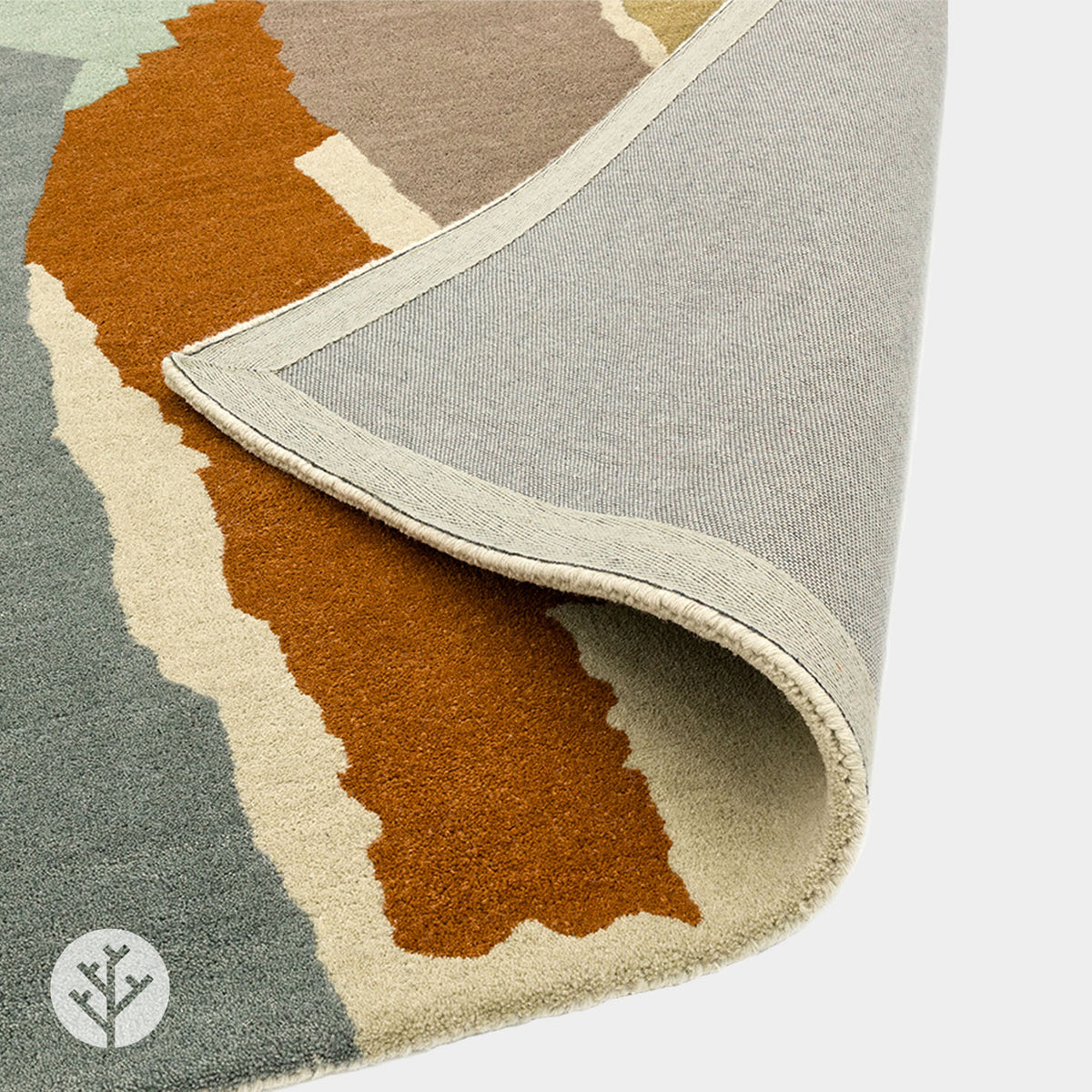 Cubi Ochre Abstract Luxury Rug | WVH®