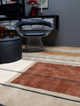 Cubi Terracotta Outline Luxury Rug | WVH®