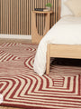 Cubi Plum Curve Luxury Rug | WVH®