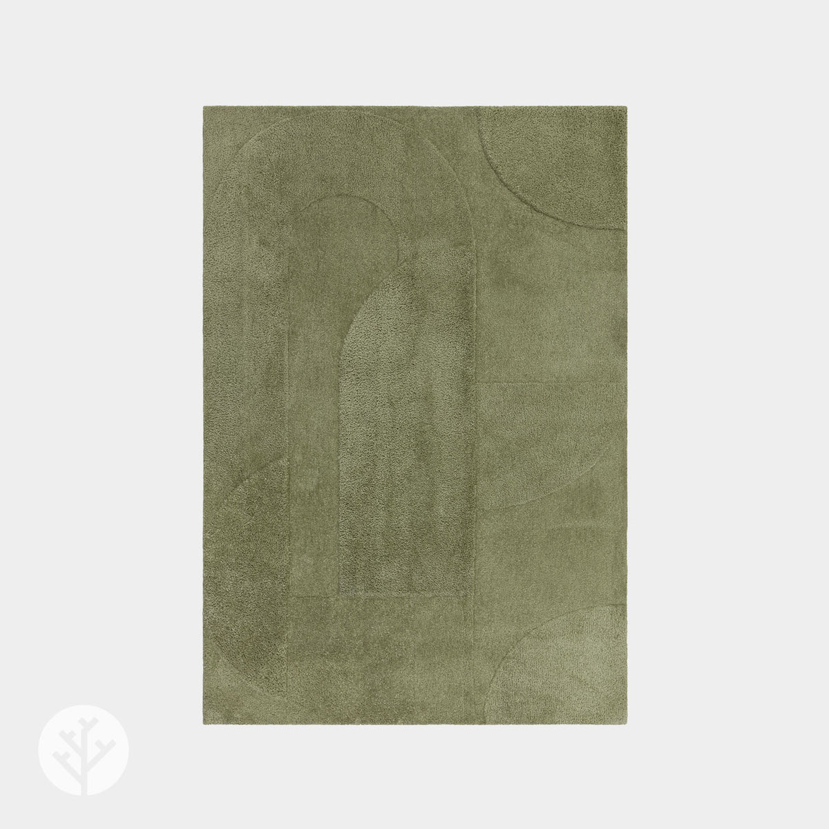 Curvva Green Luxury Rug | WVH®