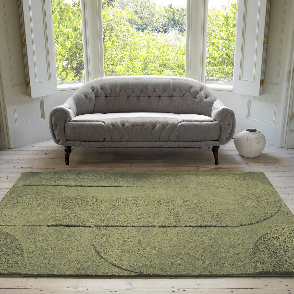 Curvva Green Luxury Rug | WVH®