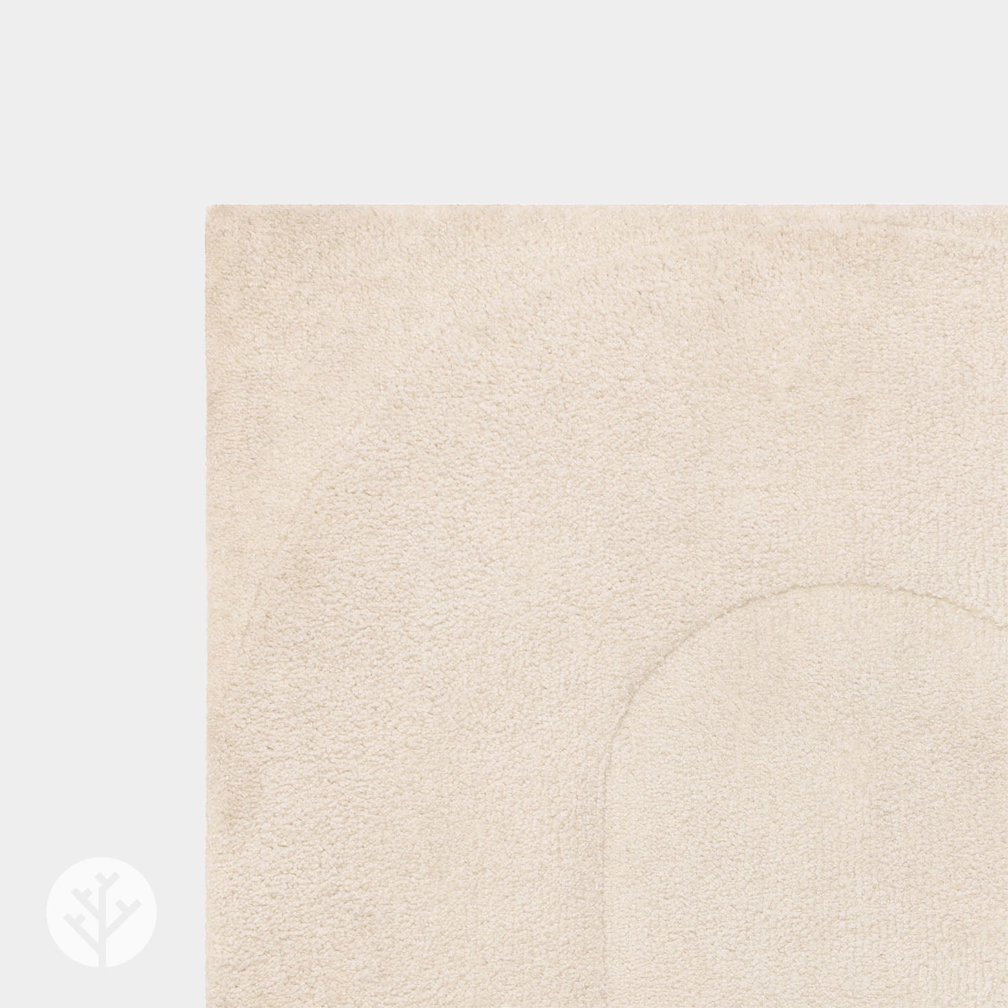 Curvva Ivory Luxury Rug | WVH®