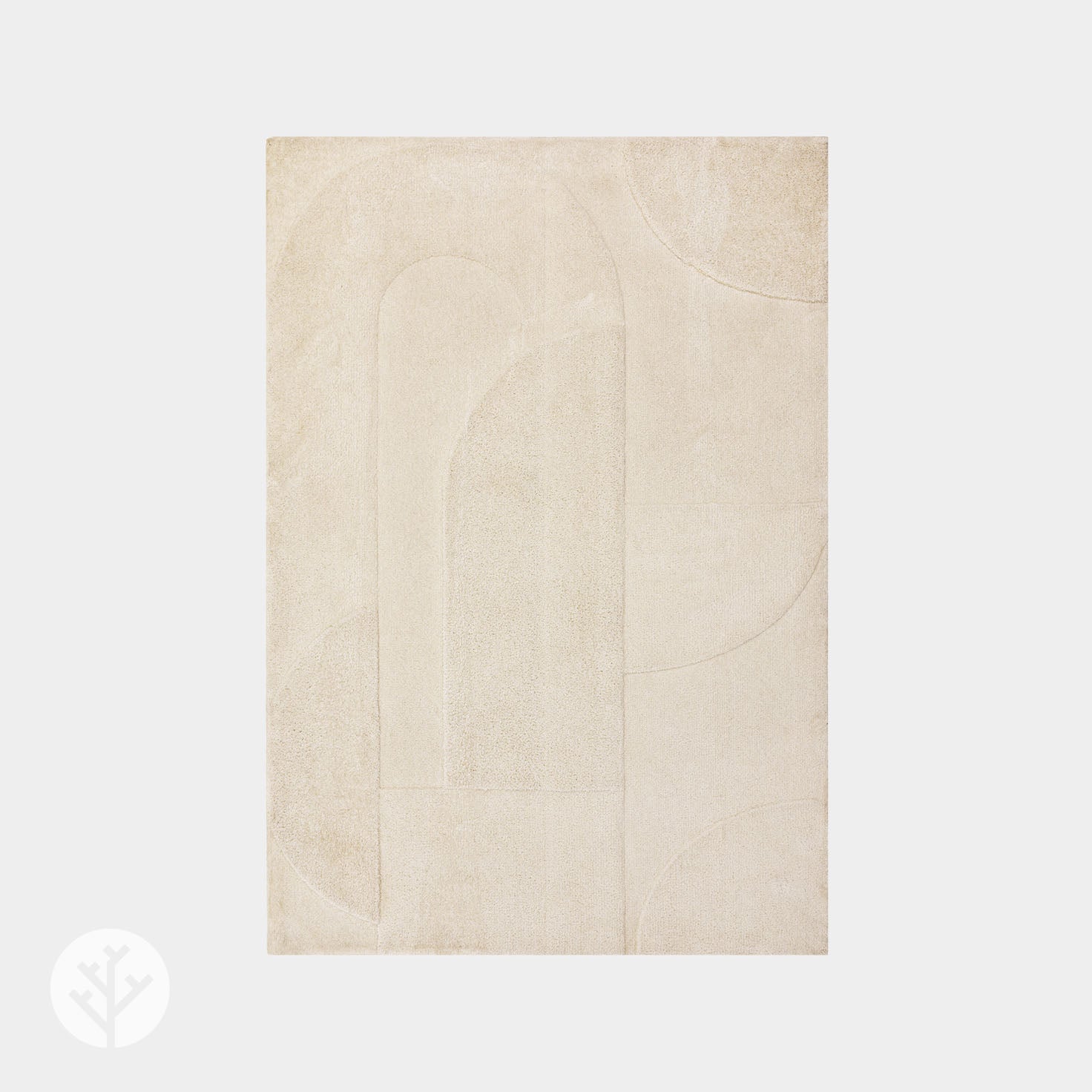 Curvva Ivory Luxury Rug | WVH®