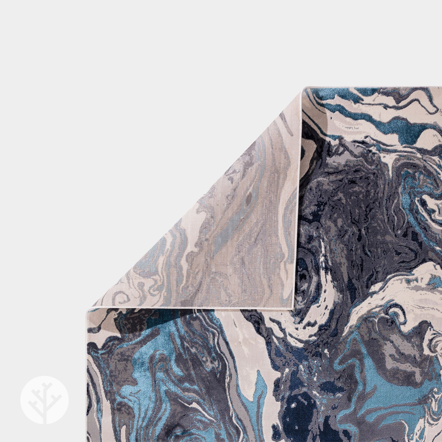 Marble Blue Ocean Luxury Rug | WVH®