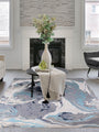 Marble Blue Ocean Luxury Rug | WVH®