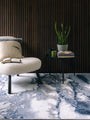 Marble Blue Storm Luxury Rug | WVH®