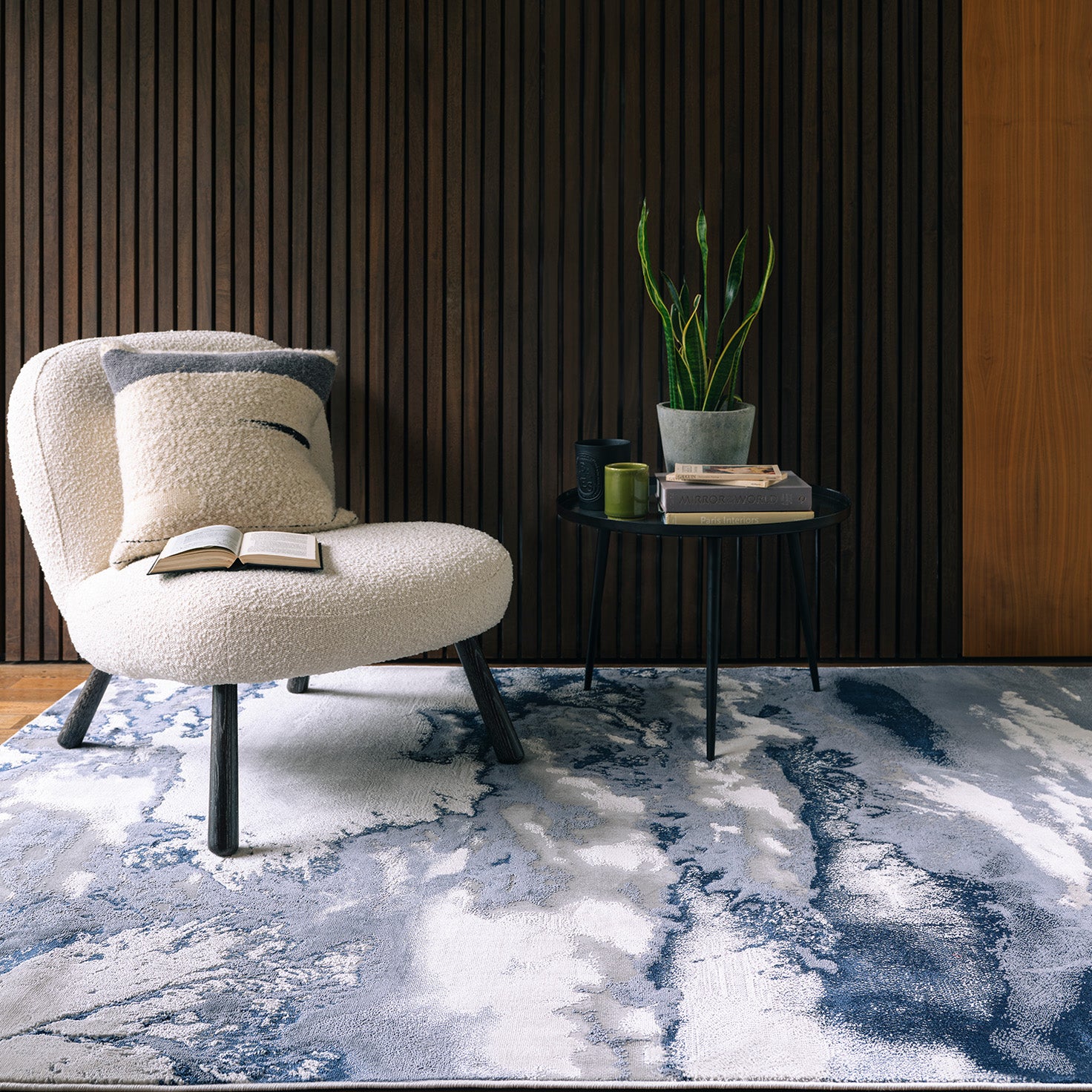 Marble Blue Storm Luxury Rug | WVH®