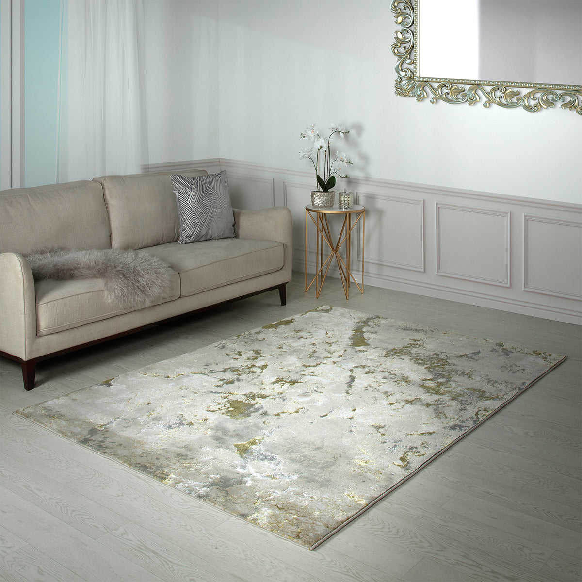 Marble Bronze Galaxy Luxury Rug | WVH®