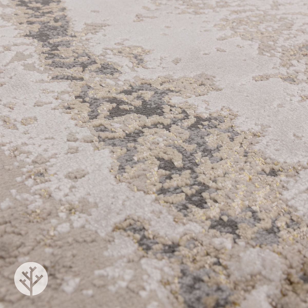Marble Gold Cliff Luxury Rug | WVH®