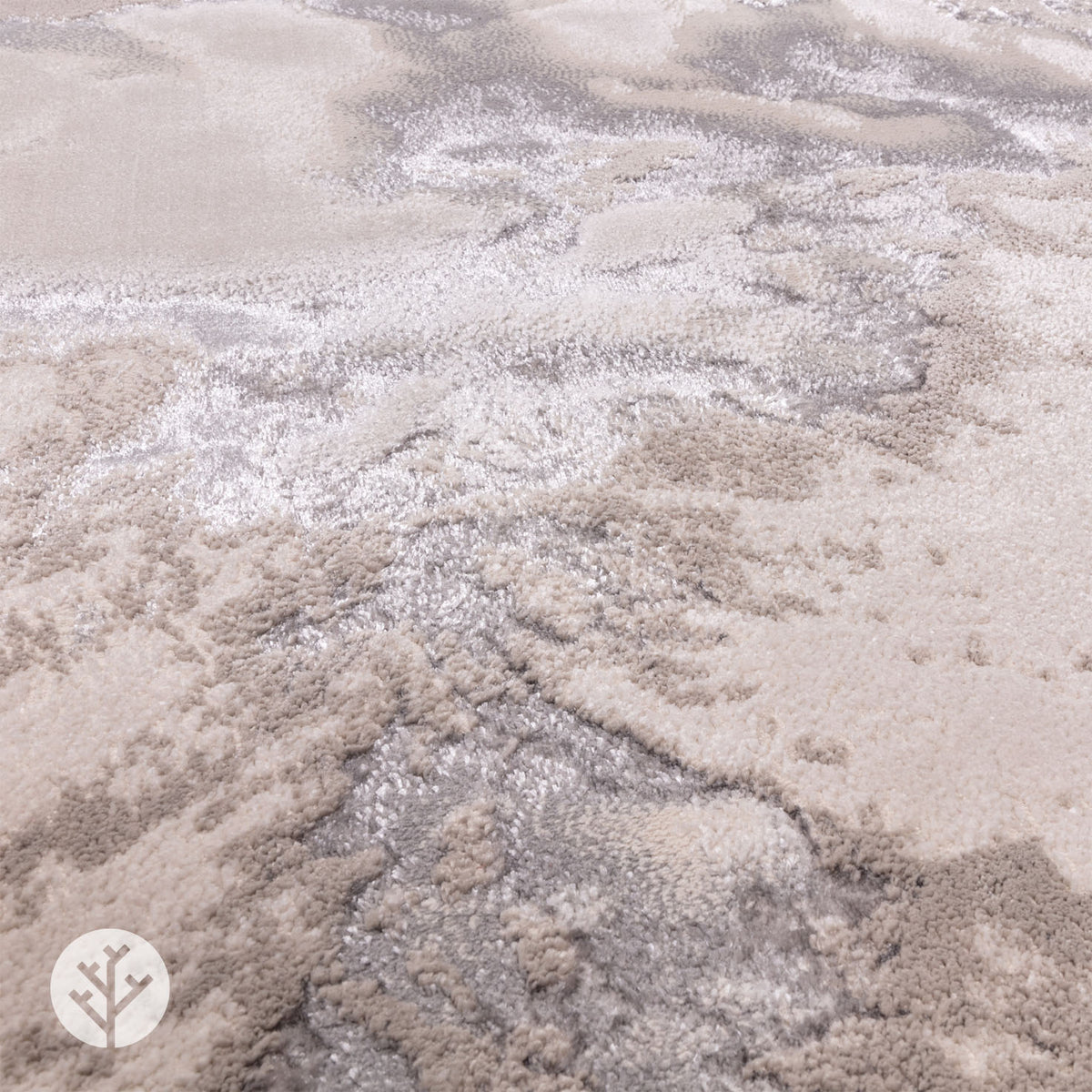 Marble Silver Cloud Luxury Rug | WVH®