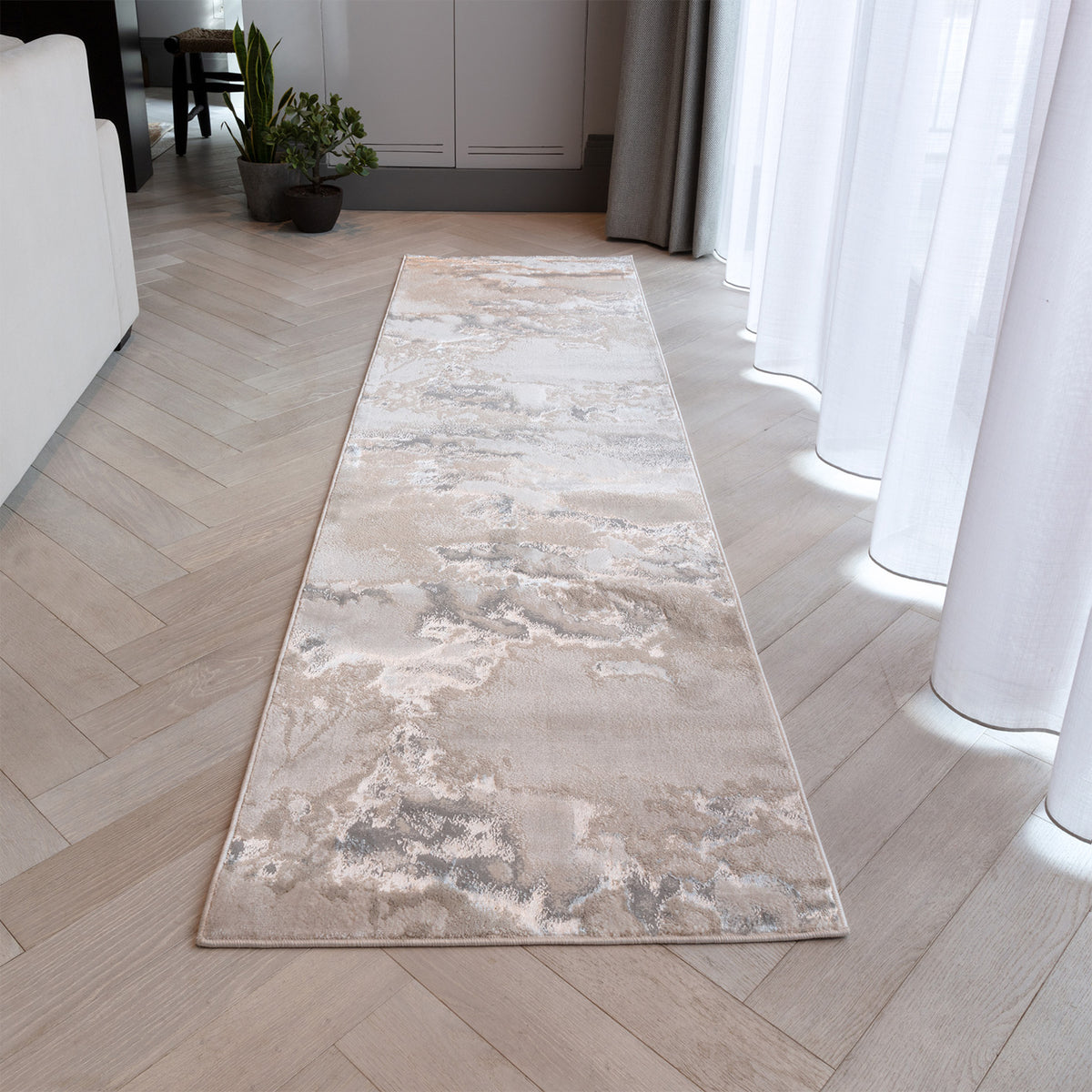 Marble Silver Cloud Luxury Rug | WVH®