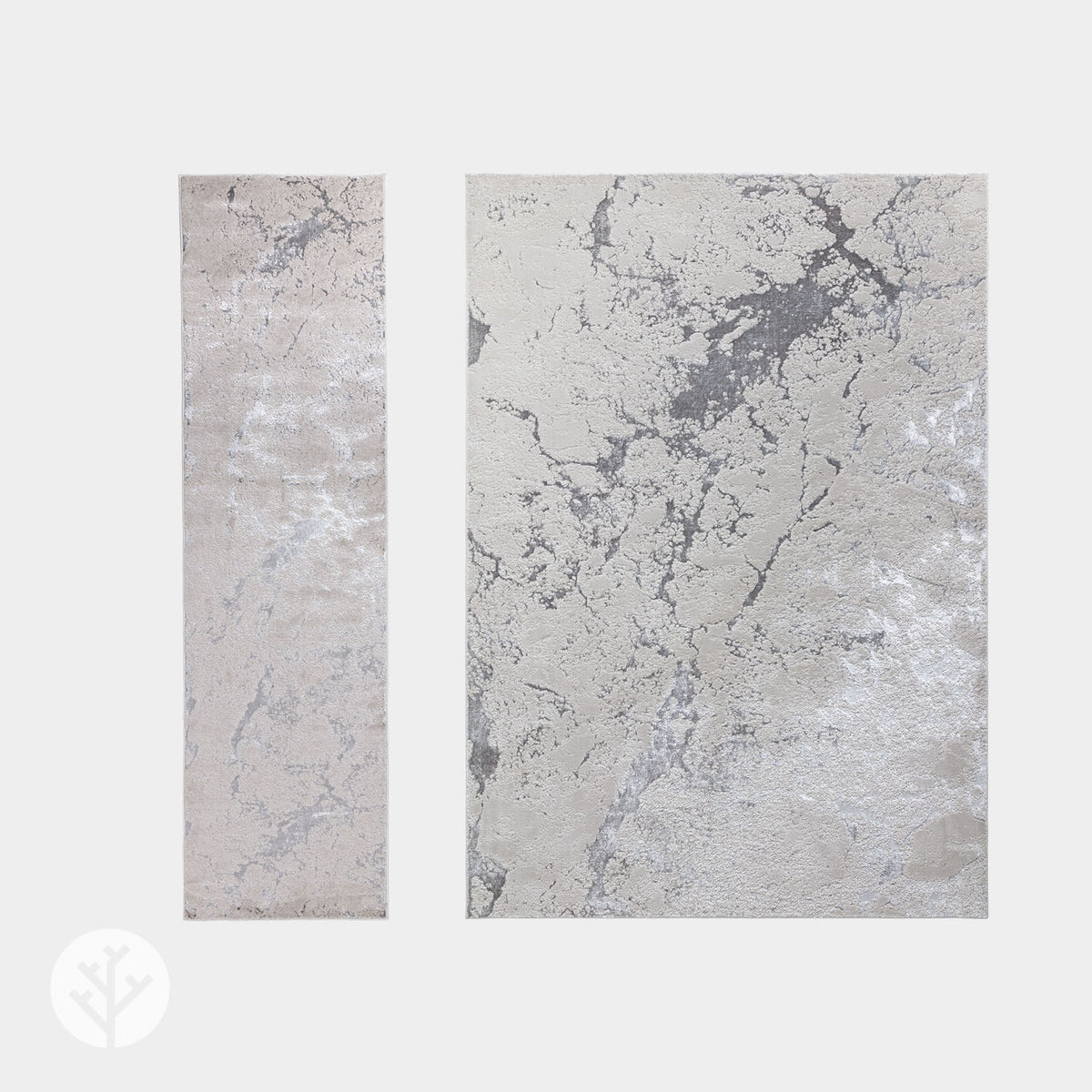 Marble Silver Solar Luxury Rug | WVH®