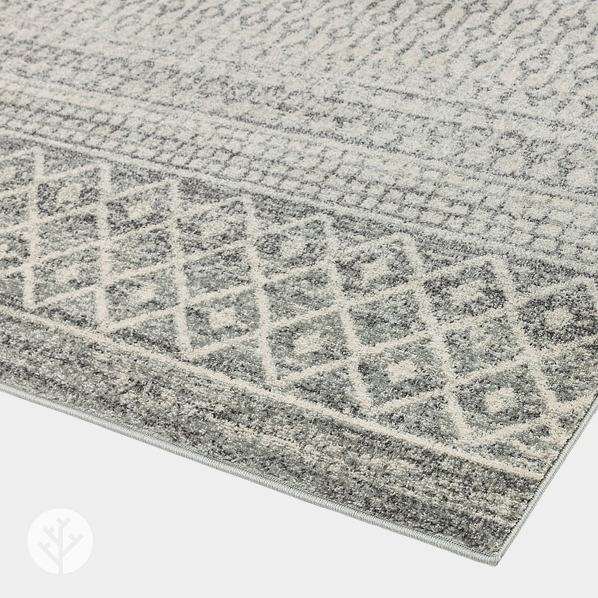 Moderni Grey Aztec Luxury Rug | WVH®