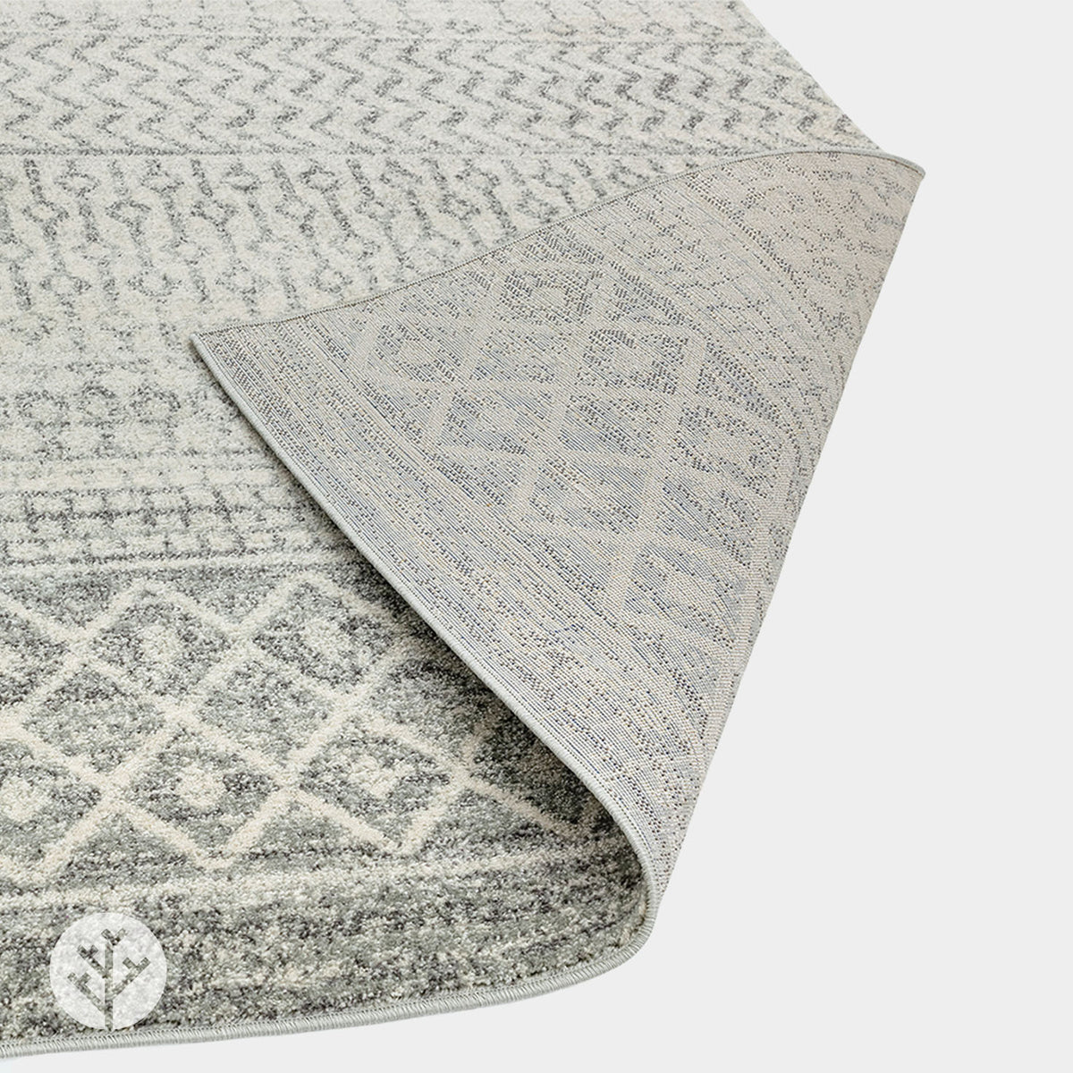 Moderni Grey Aztec Luxury Rug | WVH®