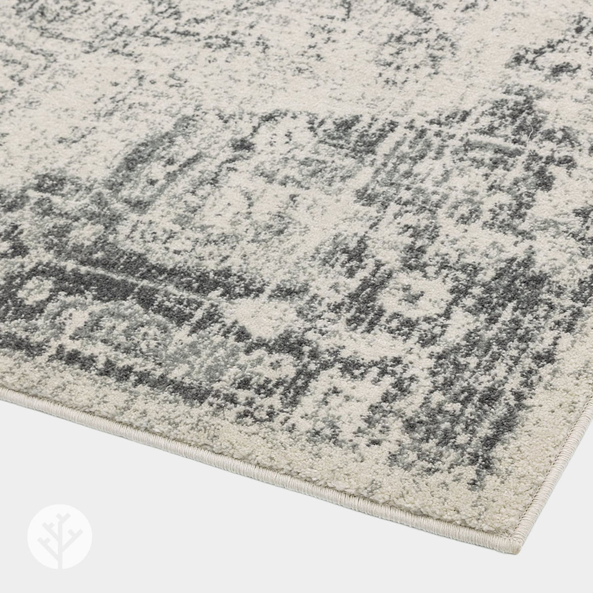 Moderni Ivory Medallion Luxury Rug | WVH®