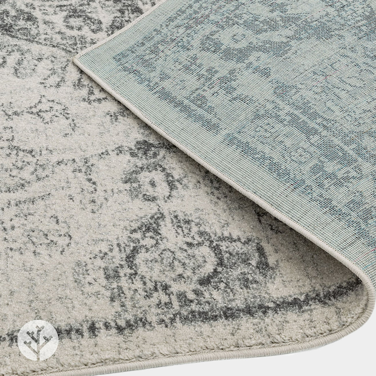 Moderni Ivory Medallion Luxury Rug | WVH®