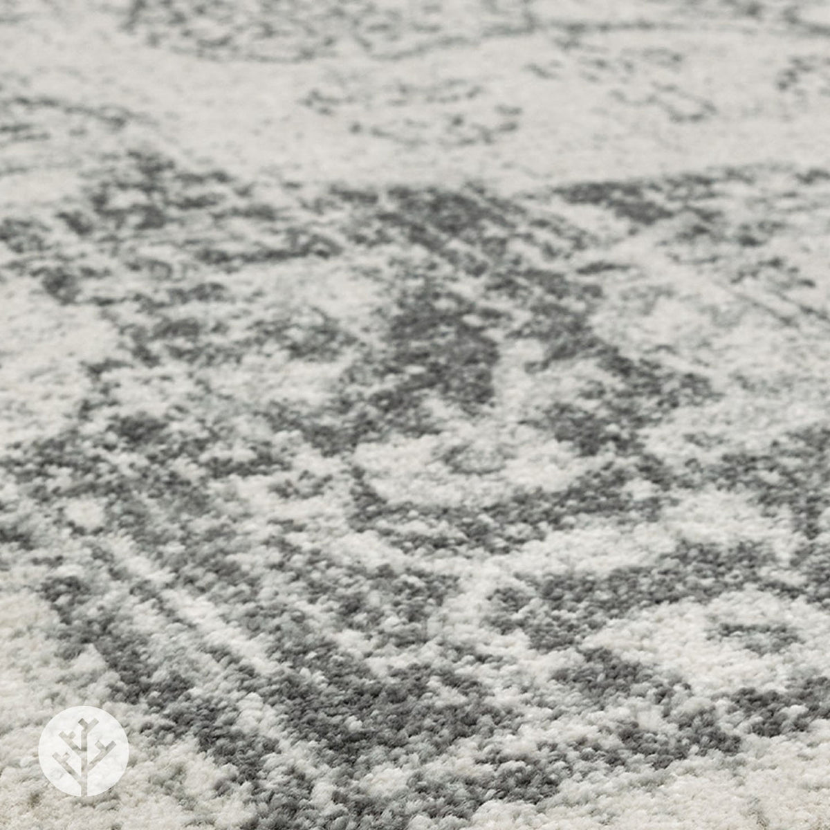 Moderni Ivory Medallion Luxury Rug | WVH®