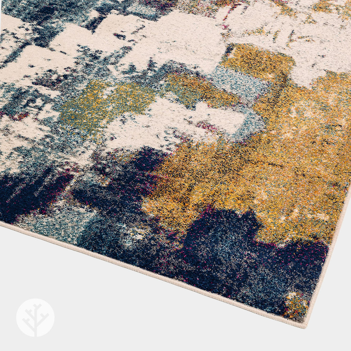 Moderni Mustard Multi Luxury Rug | WVH®